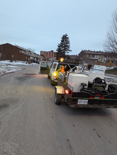 Pressure washing results